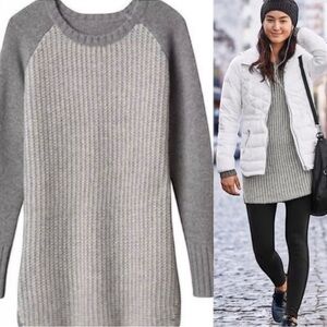 ATHLETA Sierra Sweater Wool and Cashmere Knit Tunic Women’s Size XL